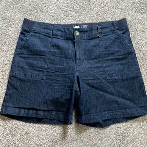 Denim Bermuda shorts
